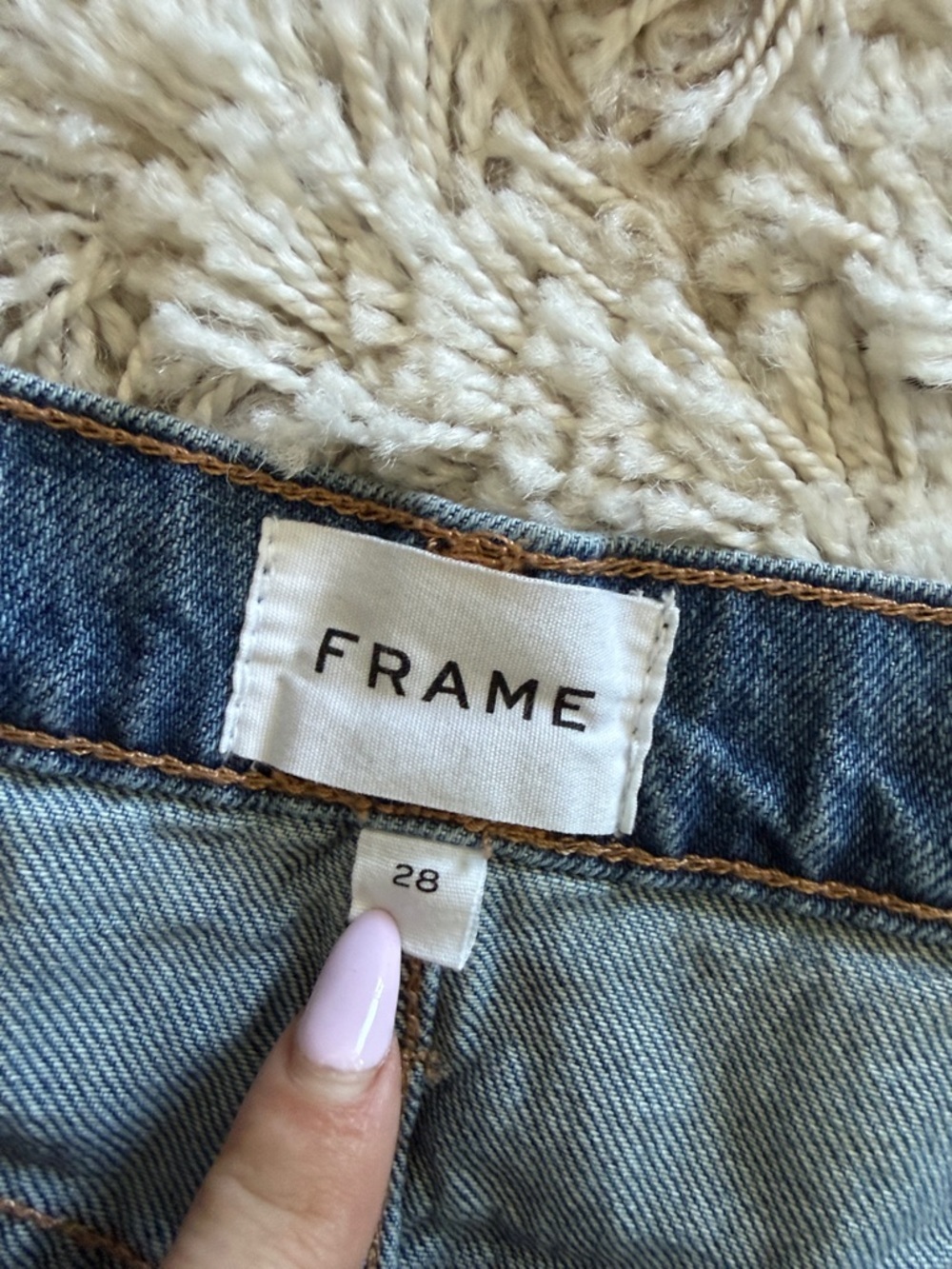 Frame Le Mec Straight-Leg Jeans in Malibu Sz 28 - Picture 5 of 9